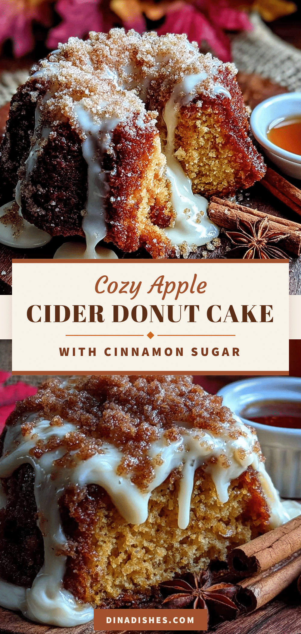 apple cider donut cake recipe