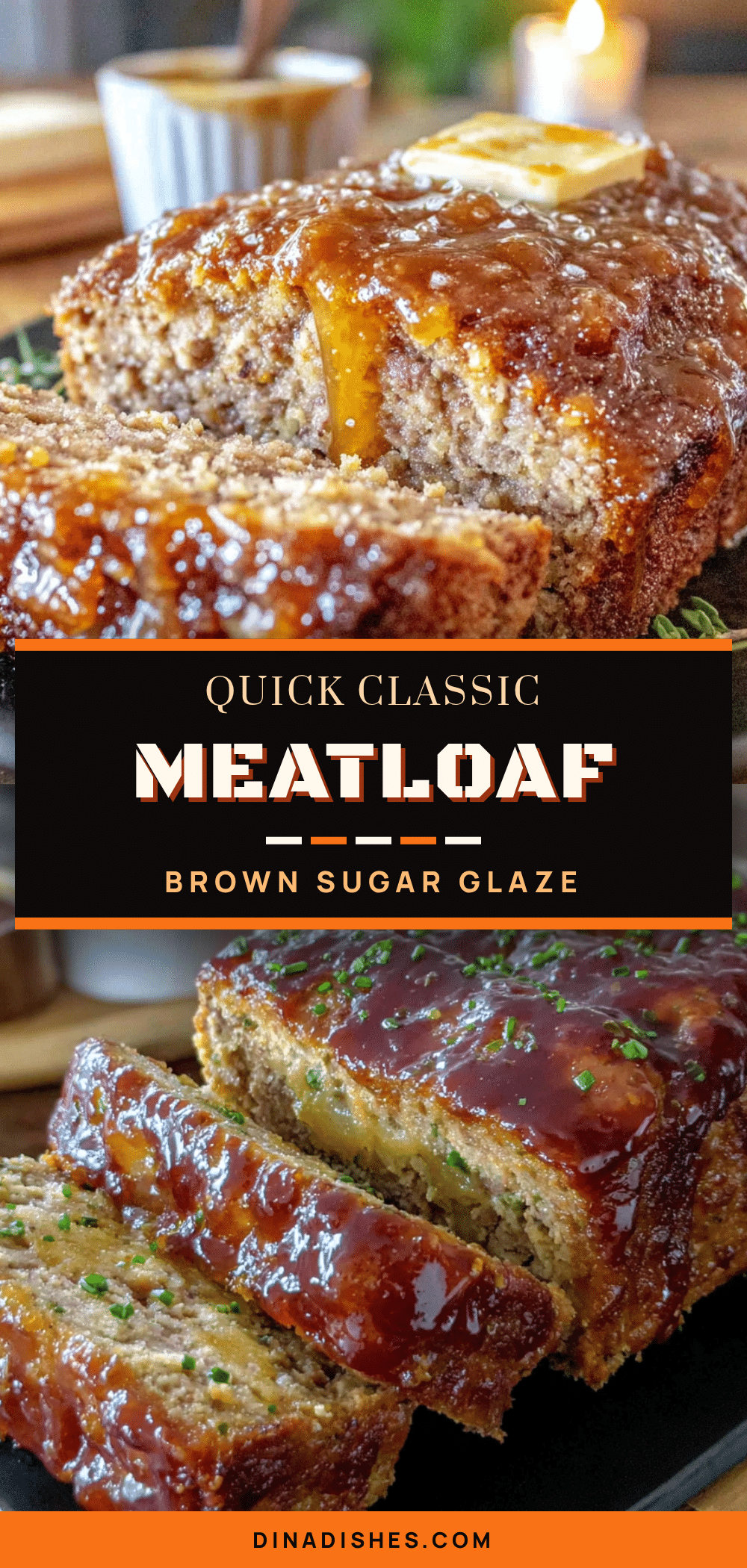 Best Quick Meatloaf with Brown Sugar Glaze Recipe recipe