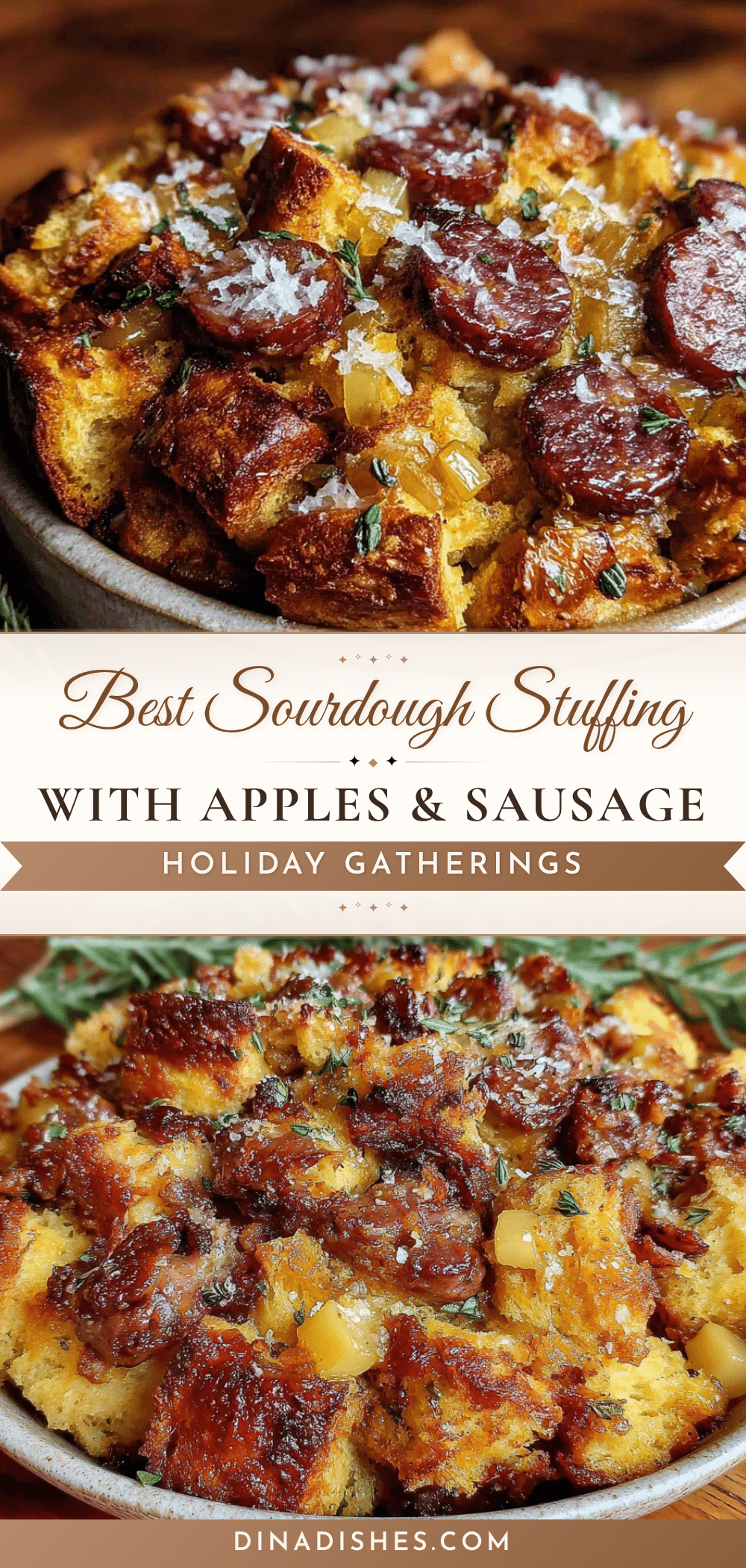 best sourdough stuffing with apples and sausage recipe