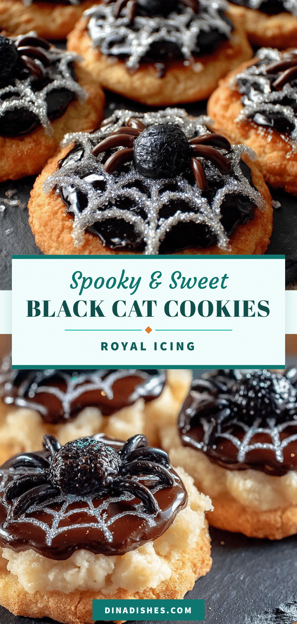 black cat spider sugar cookies recipe