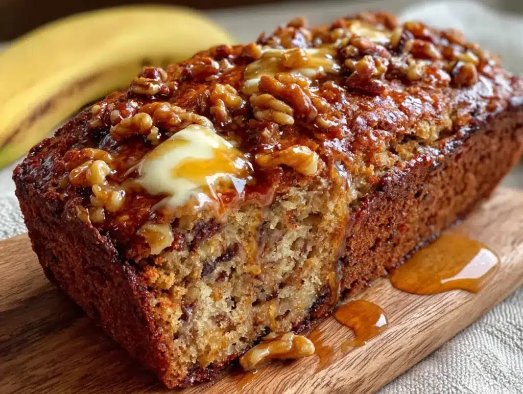 brown butter banana bread - featured image