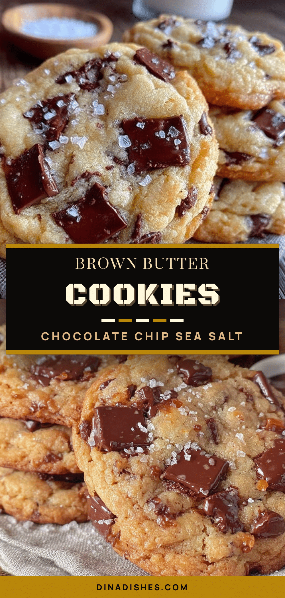 brown butter chocolate chip cookies with sea salt recipe