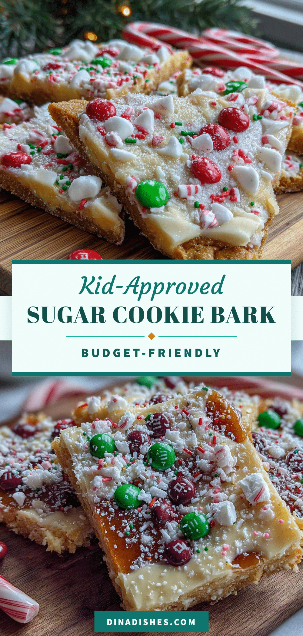 budget-friendly kid-approved christmas sugar cookie bark recipe