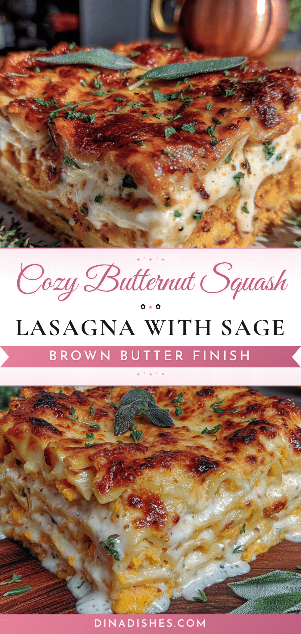 butternut squash lasagna recipe