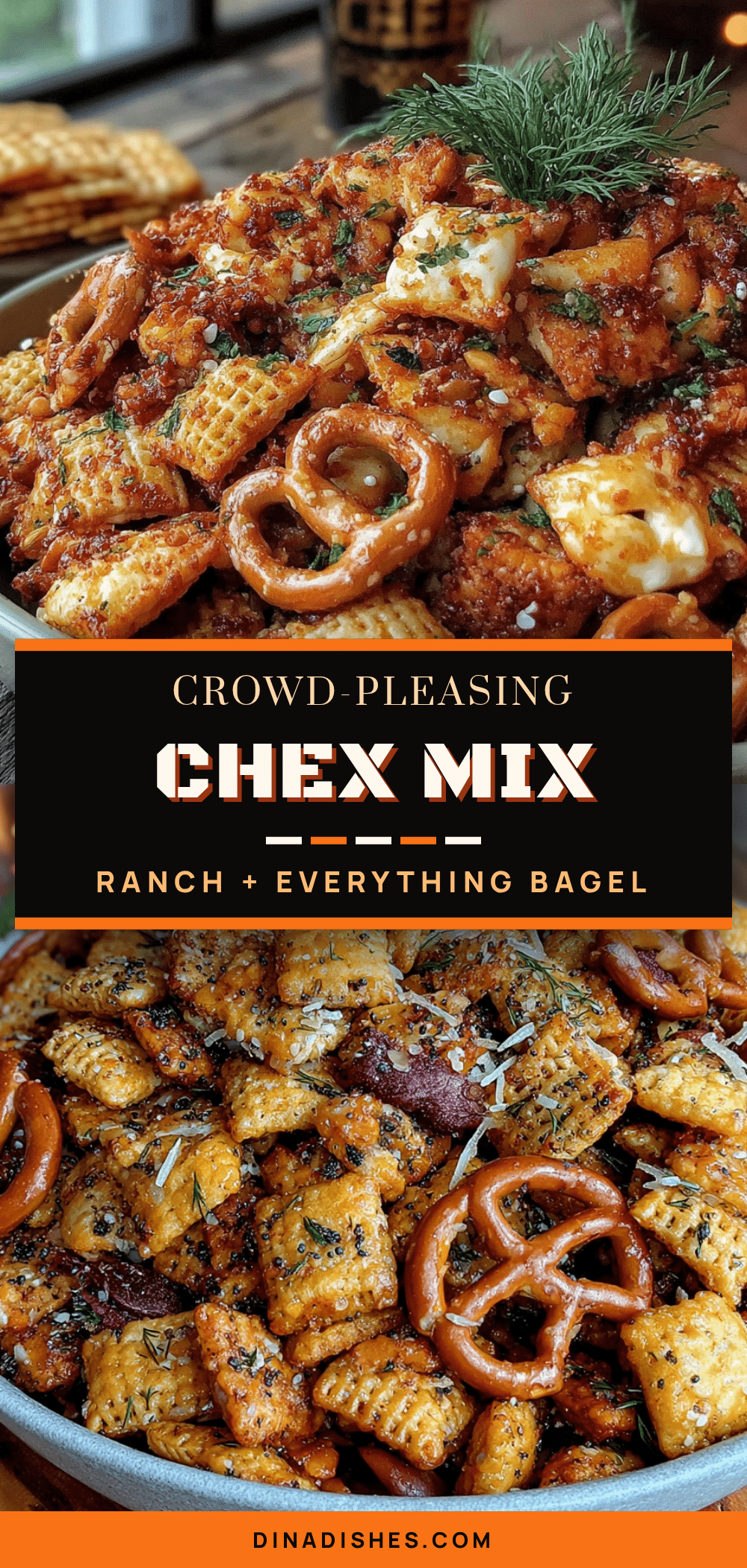 Chex mix with ranch and everything bagel seasoning recipe