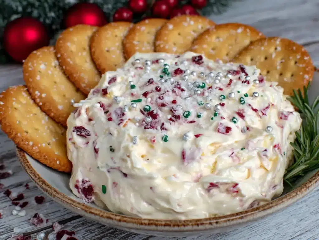christmas tree cake dip - featured image
