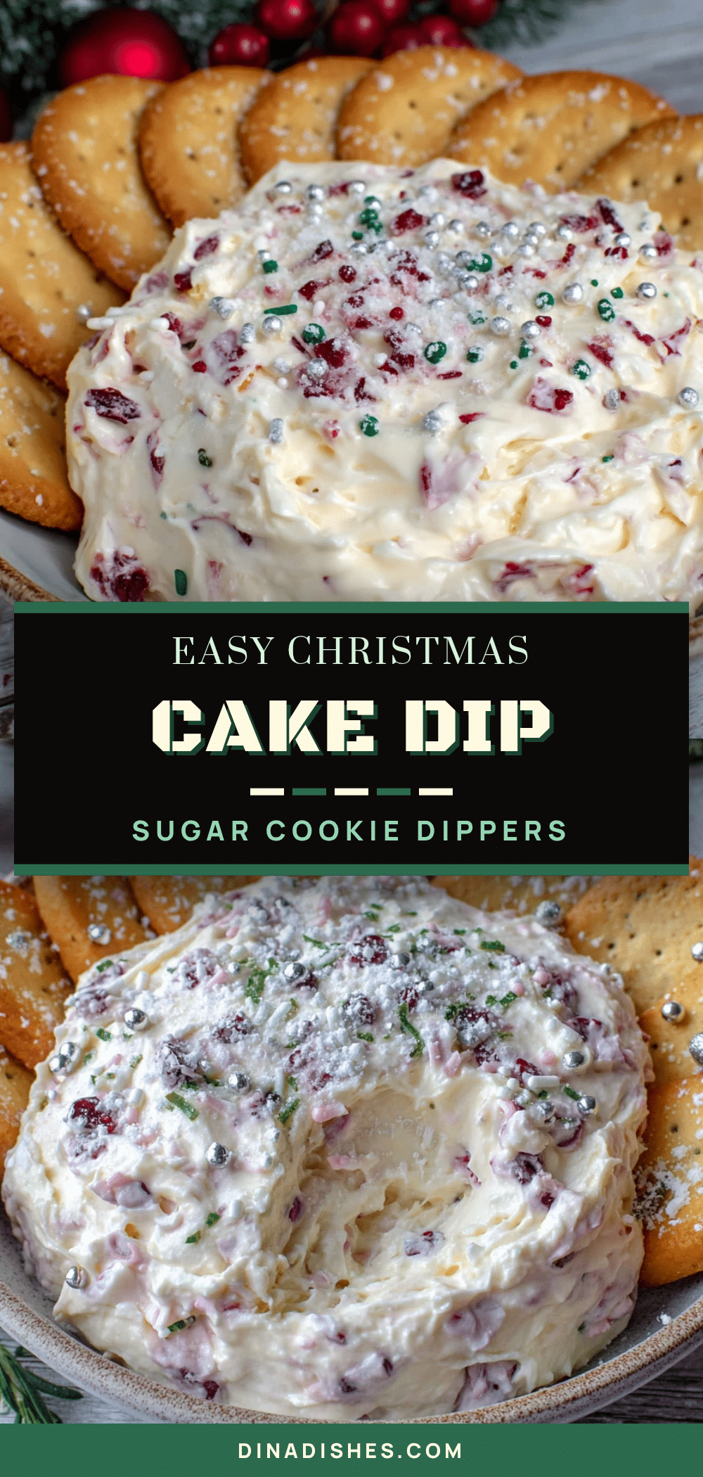 christmas tree cake dip recipe