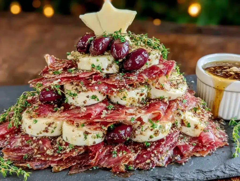 Christmas tree charcuterie board - featured image
