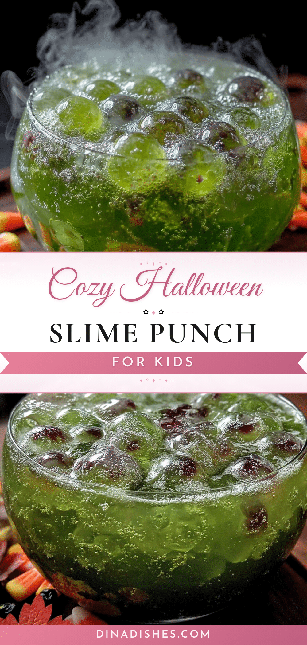 Cozy Halloween Slime Punch for Kids recipe