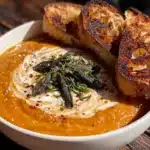 cozy pumpkin soup - featured image