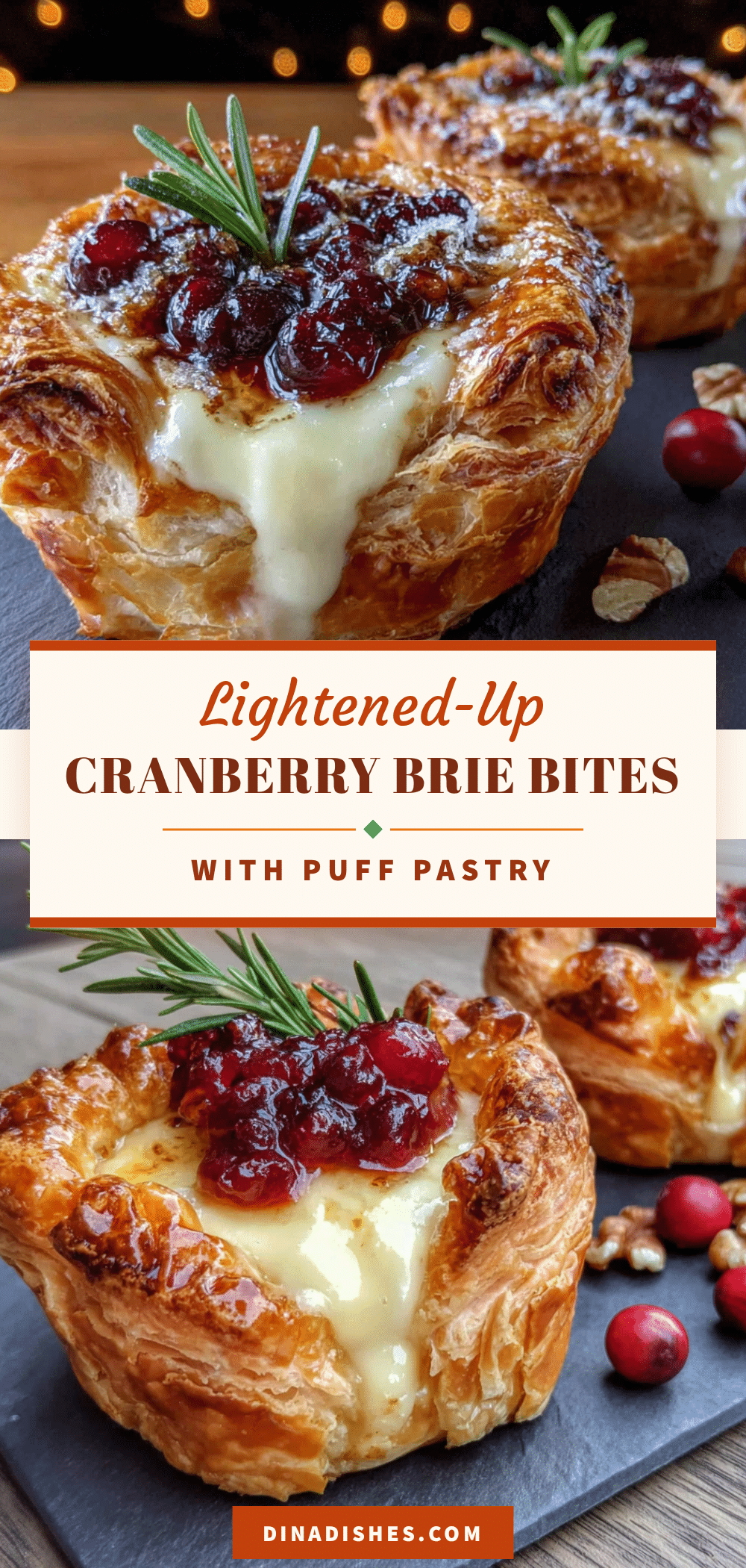 cranberry brie bites recipe