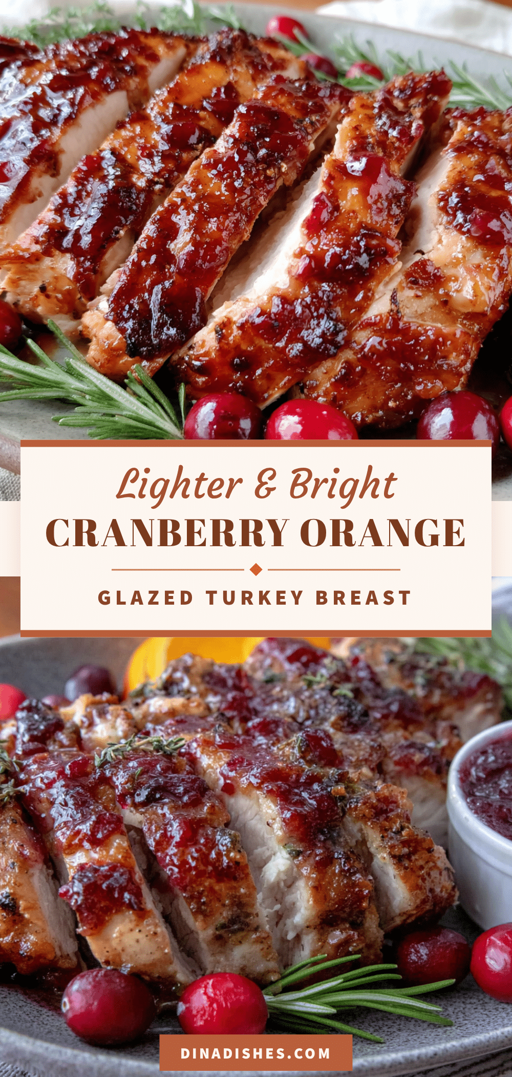 cranberry orange glazed turkey breast recipe
