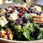 cranberry walnut thanksgiving salad - featured image
