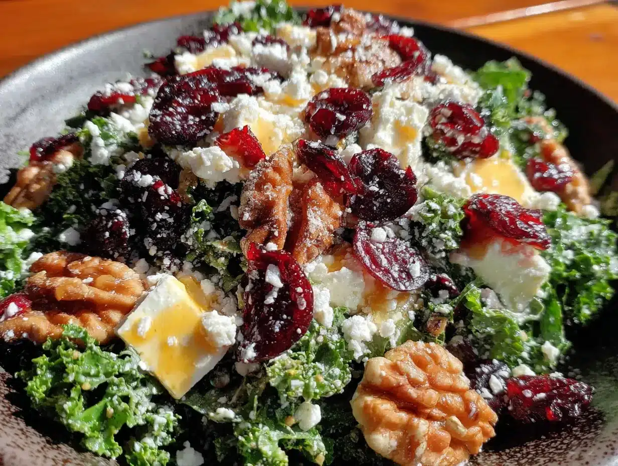 cranberry walnut thanksgiving salad preparation steps