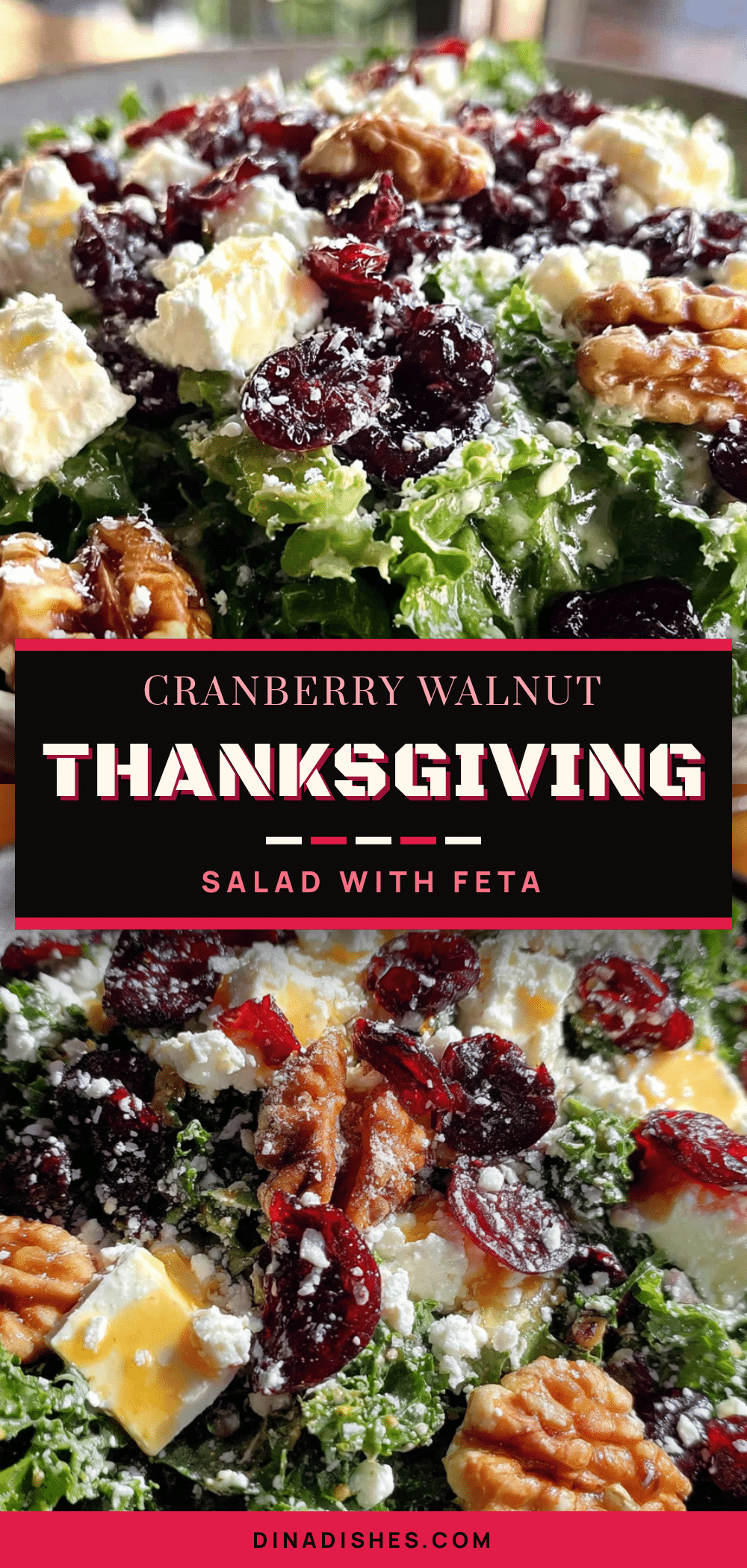 cranberry walnut thanksgiving salad recipe