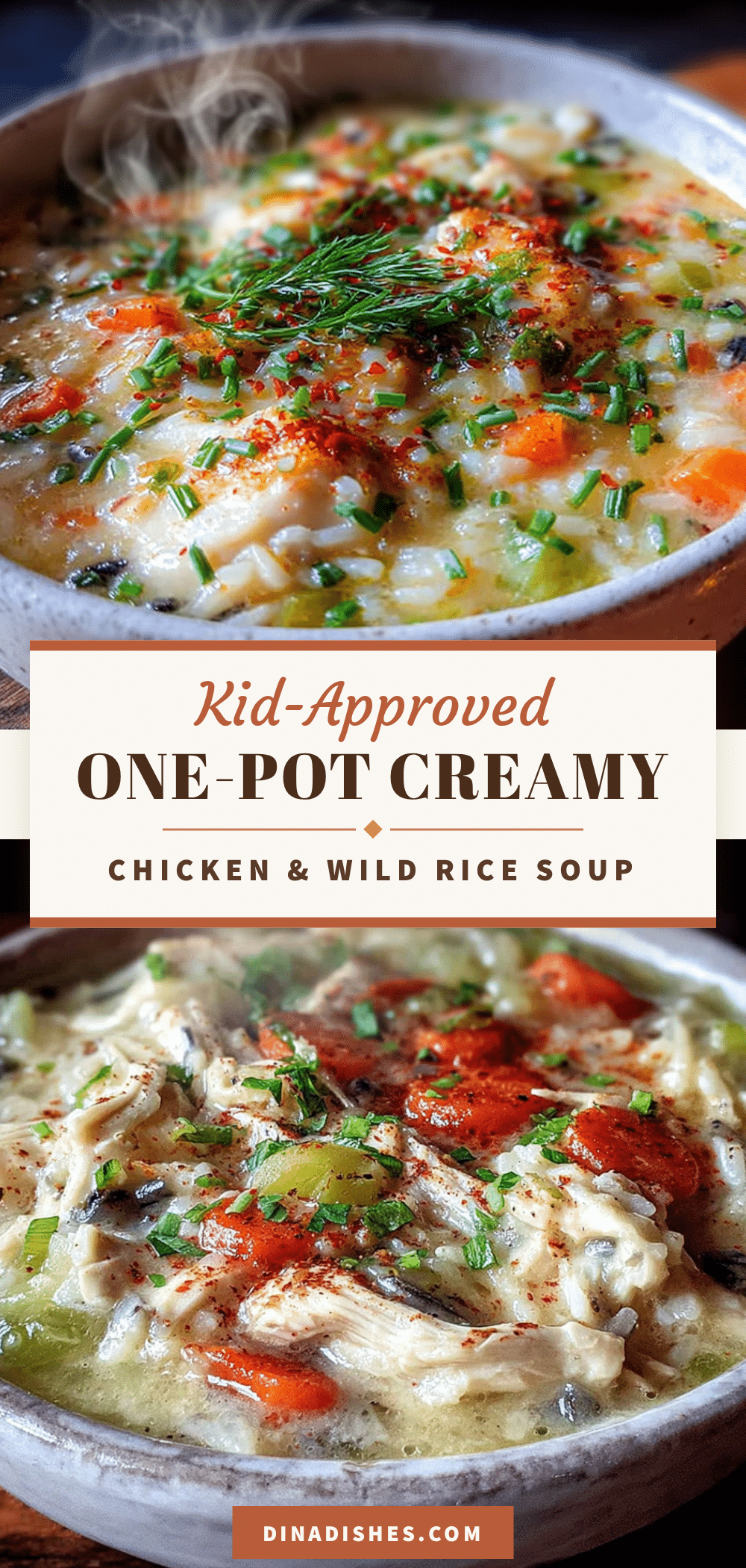 creamy chicken and wild rice soup recipe