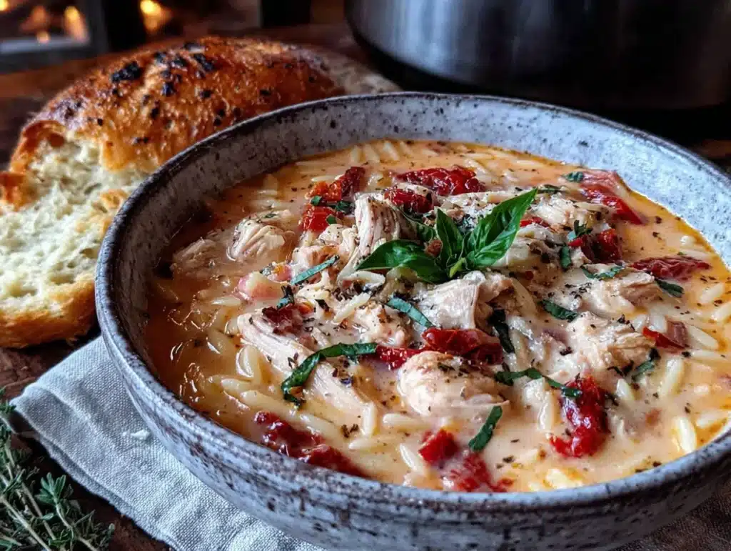 creamy marry me chicken soup - featured image