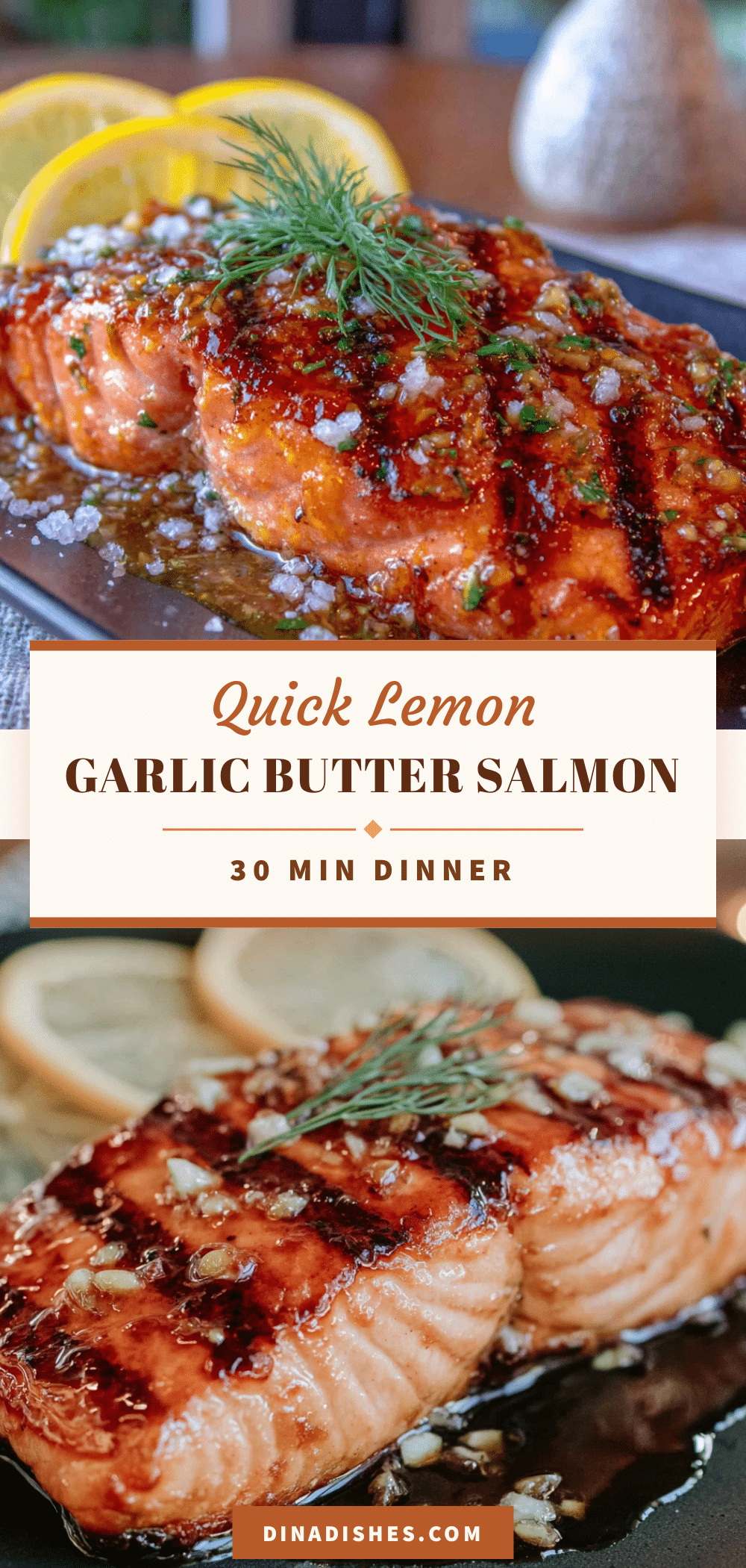 easy 15-minute lemon garlic butter salmon recipe