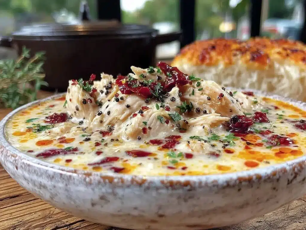 Easy Marry Me Chicken Soup with Sun-Dried Tomatoes - featured image