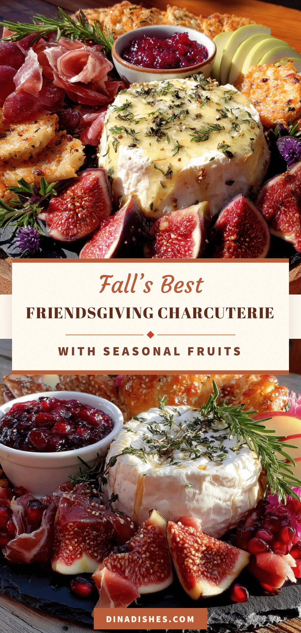 Falls Best Friendsgiving Charcuterie Board with Seasonal Fruits recipe