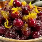 fresh cranberry orange relish with ginger - featured image