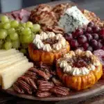 Friendsgiving charcuterie board mini pumpkin pies - featured image
