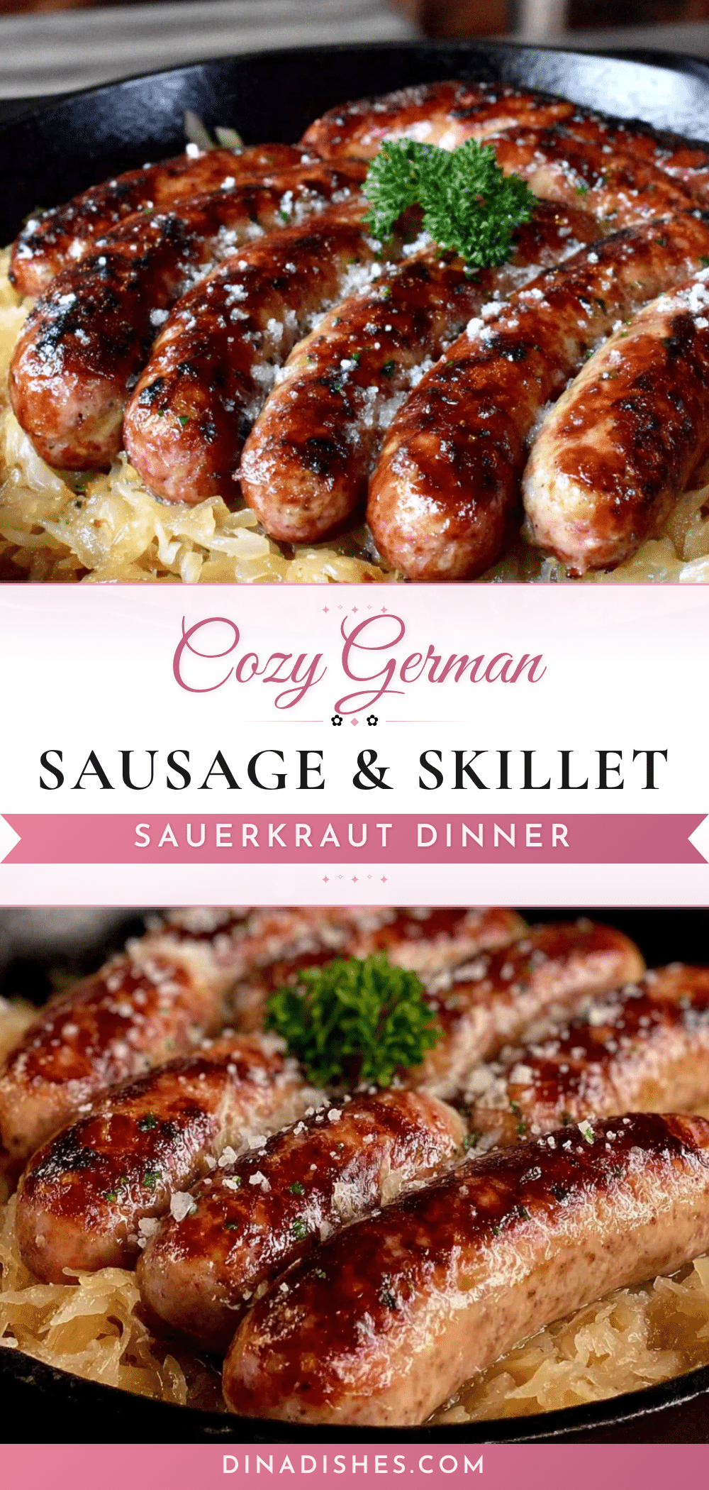german sausage and sauerkraut skillet recipe