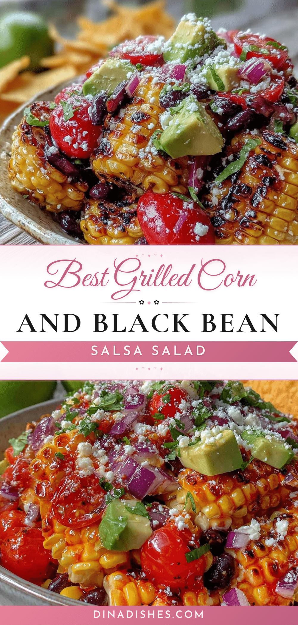 grilled corn and black bean salsa salad recipe