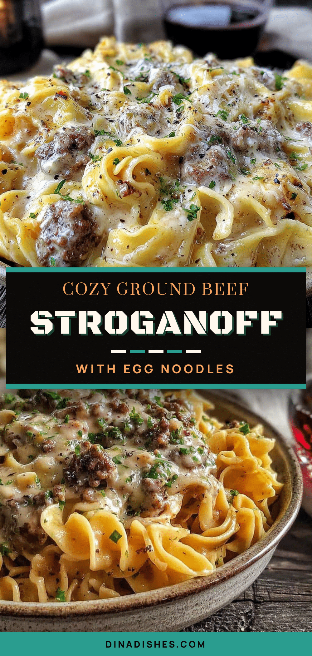 ground beef stroganoff recipe