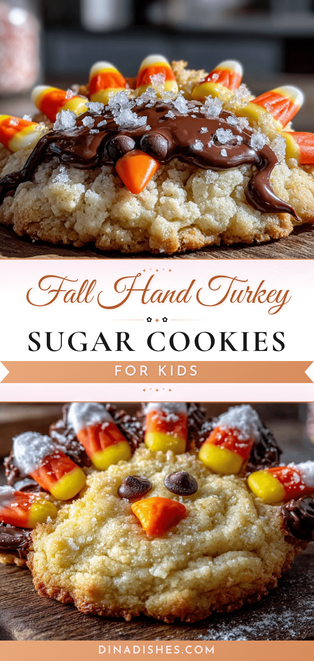 hand turkey sugar cookies recipe