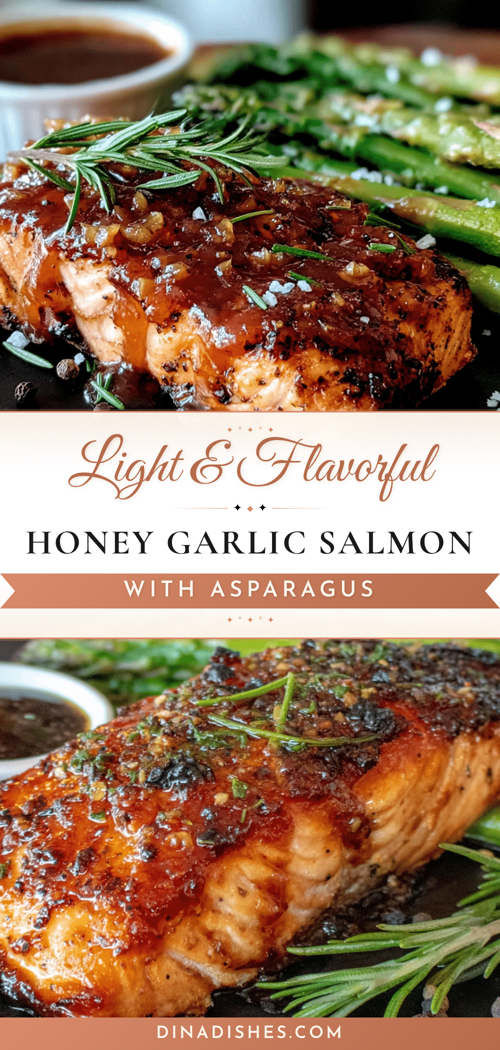 honey garlic salmon with asparagus recipe