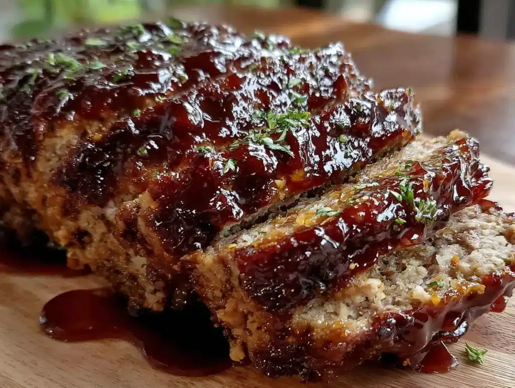 lighter crockpot meatloaf - featured image