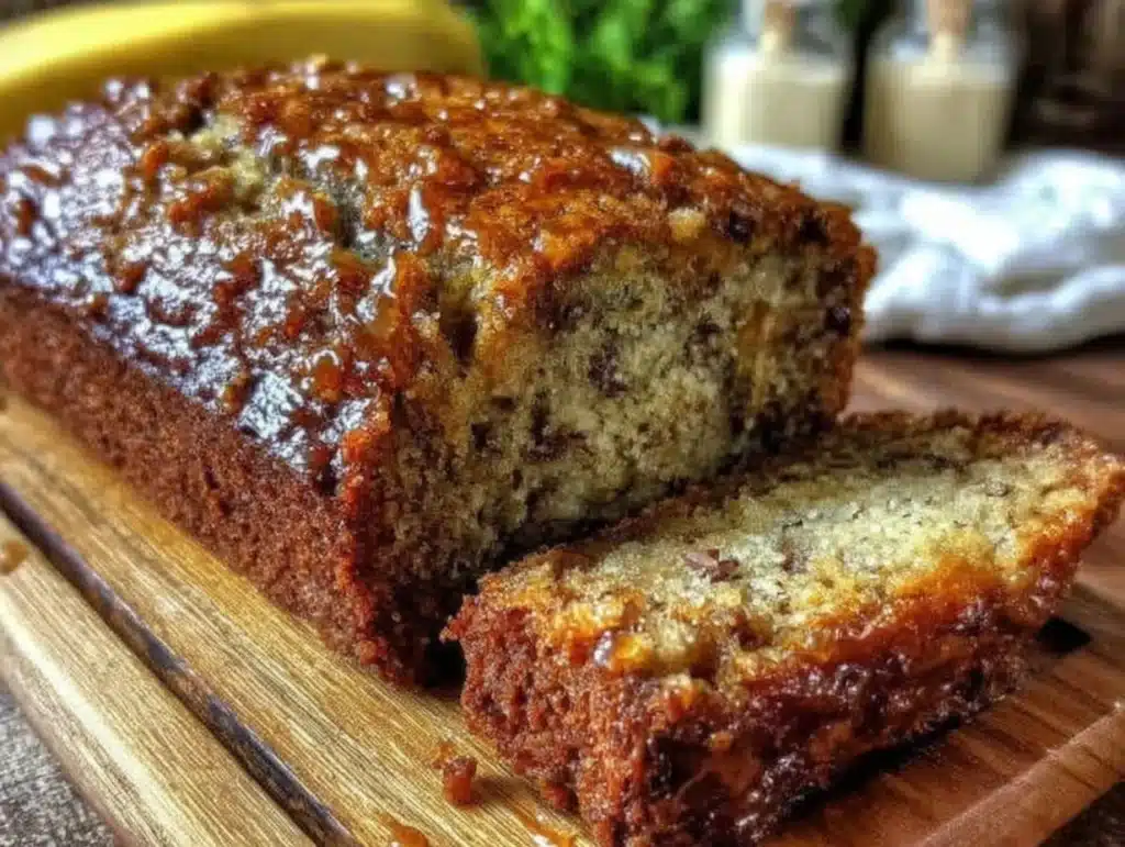 one bowl banana bread with brown butter - featured image