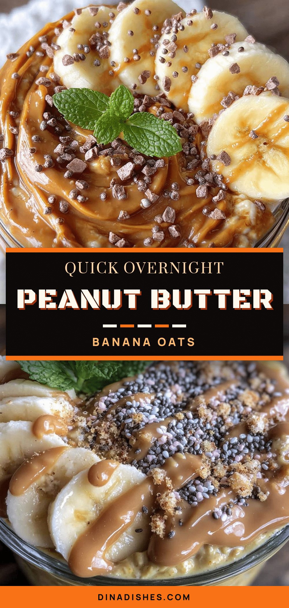 overnight peanut butter banana oats recipe