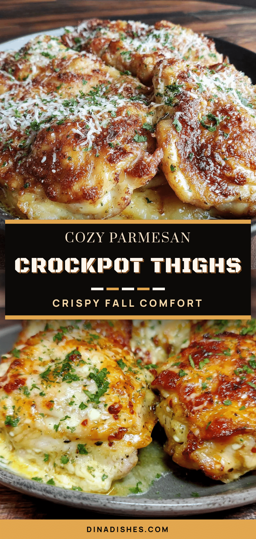 parmesan crockpot chicken thighs recipe