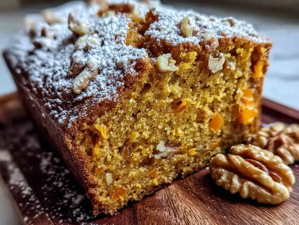 persimmon walnut bread - featured image