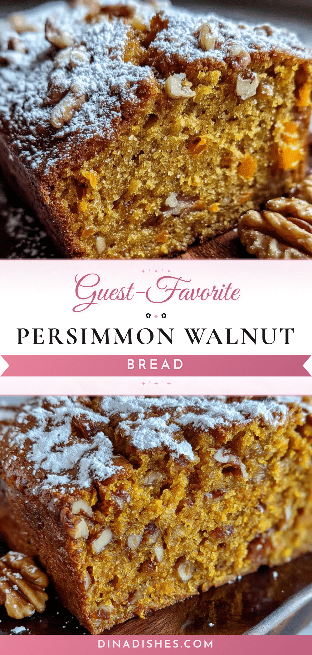 persimmon walnut bread recipe