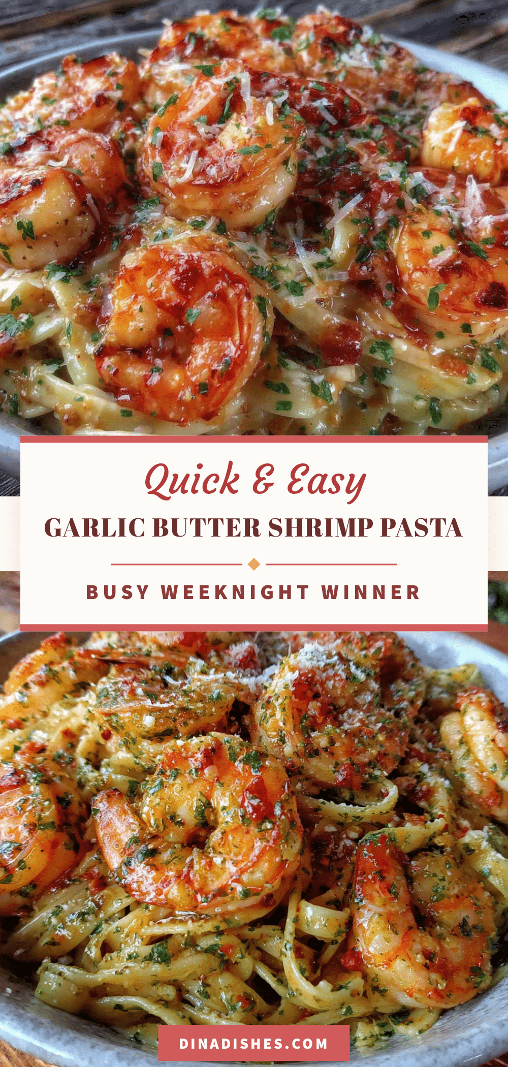 quick garlic butter shrimp pasta recipe