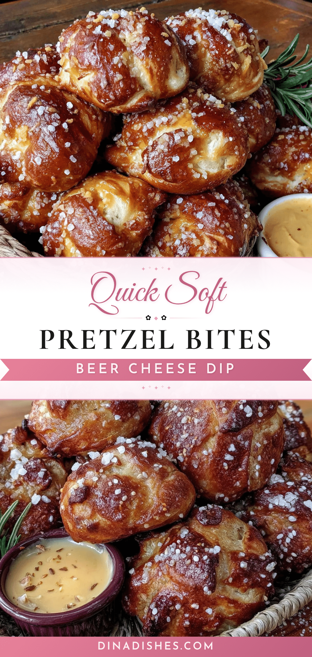 quick soft pretzel bites recipe