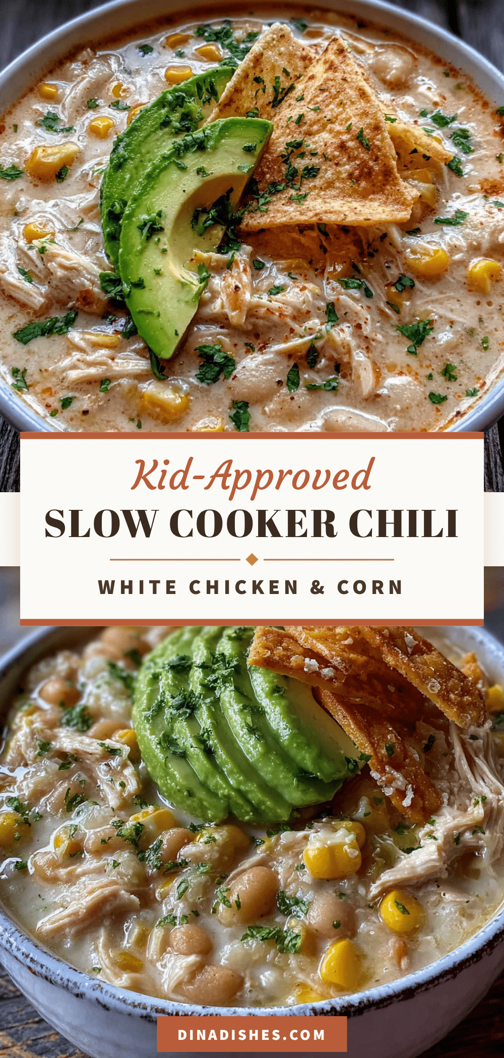 slow cooker white chicken chili with corn recipe