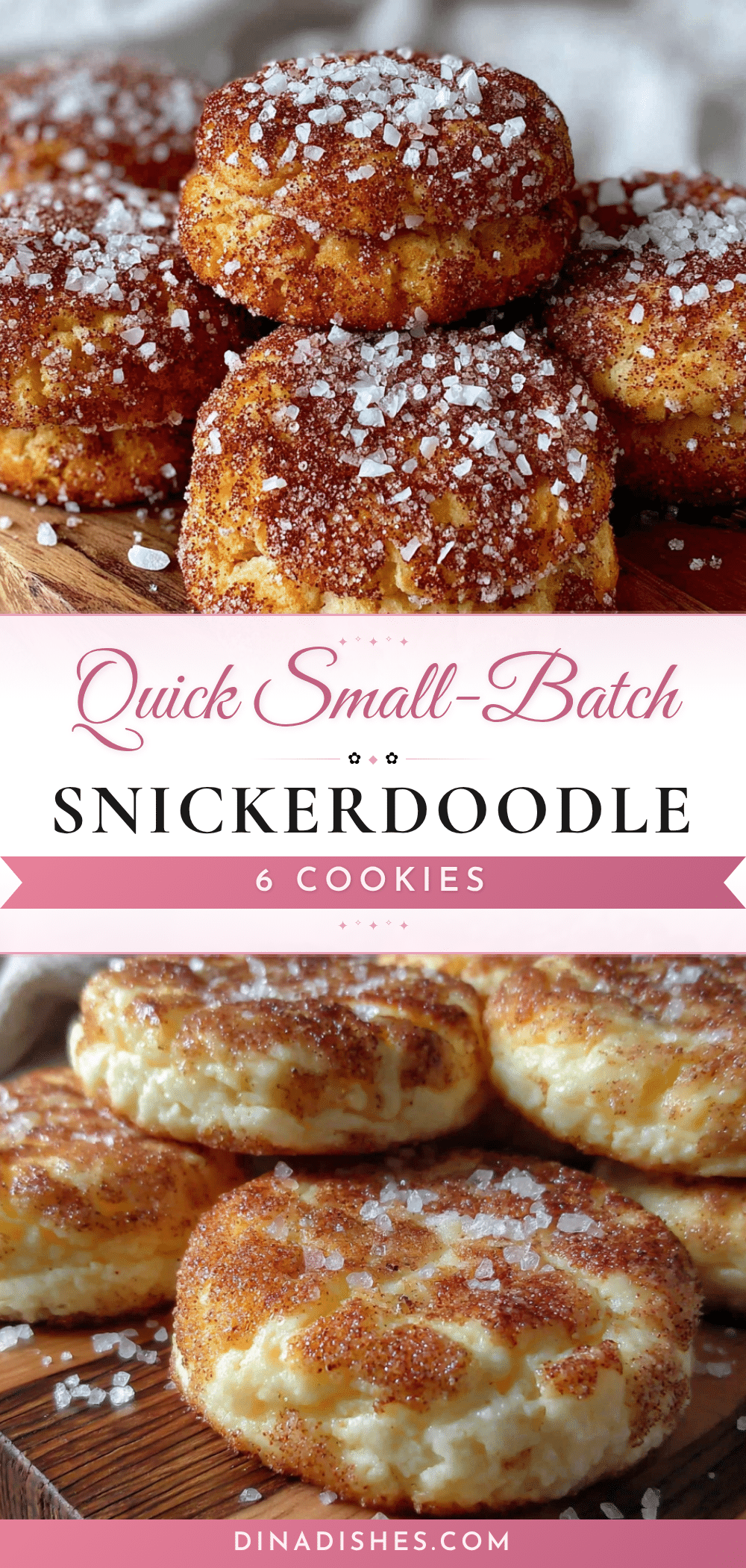 small-batch snickerdoodle cookies recipe