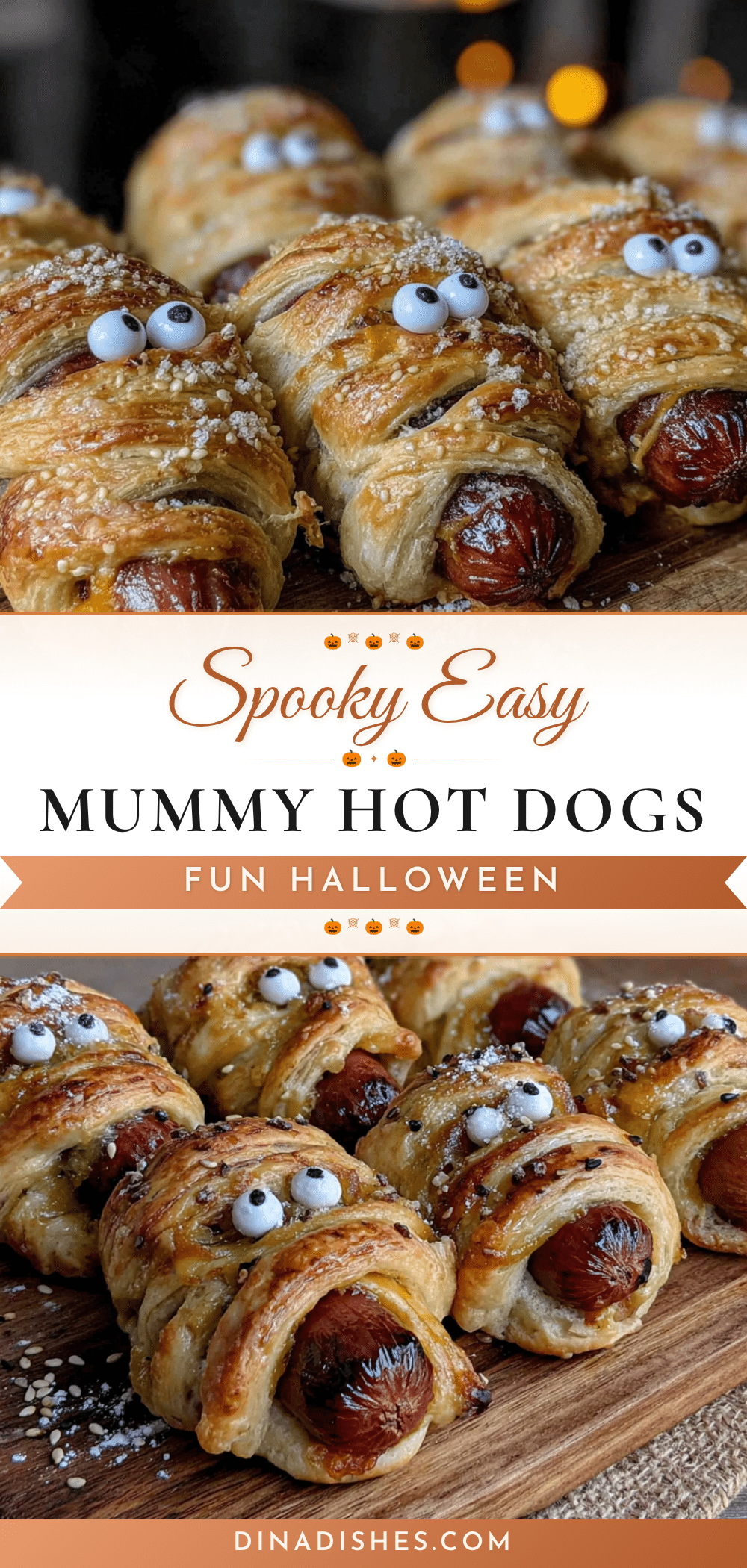 spooky easy mummy hot dogs recipe
