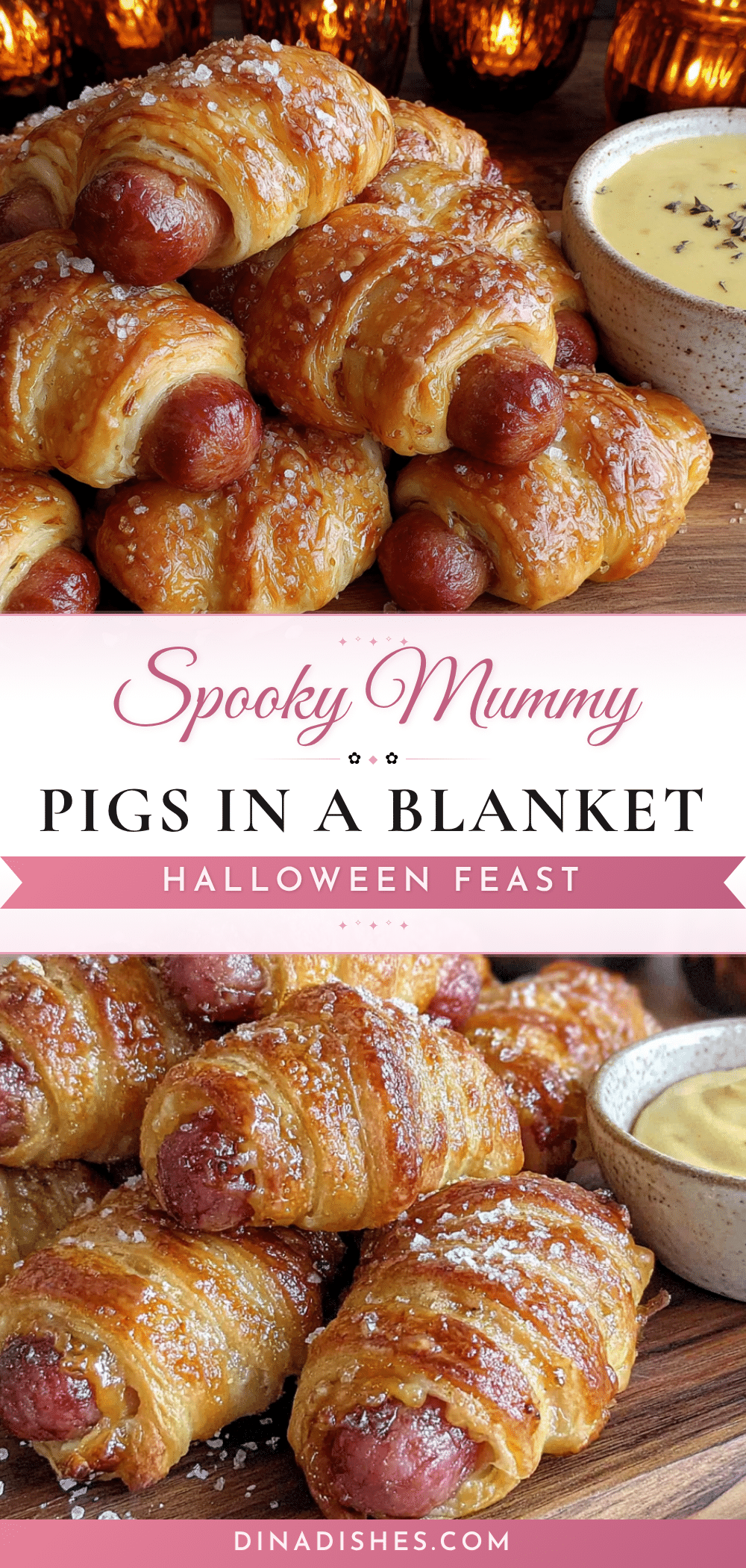 spooky mummy pigs in a blanket for halloween recipe