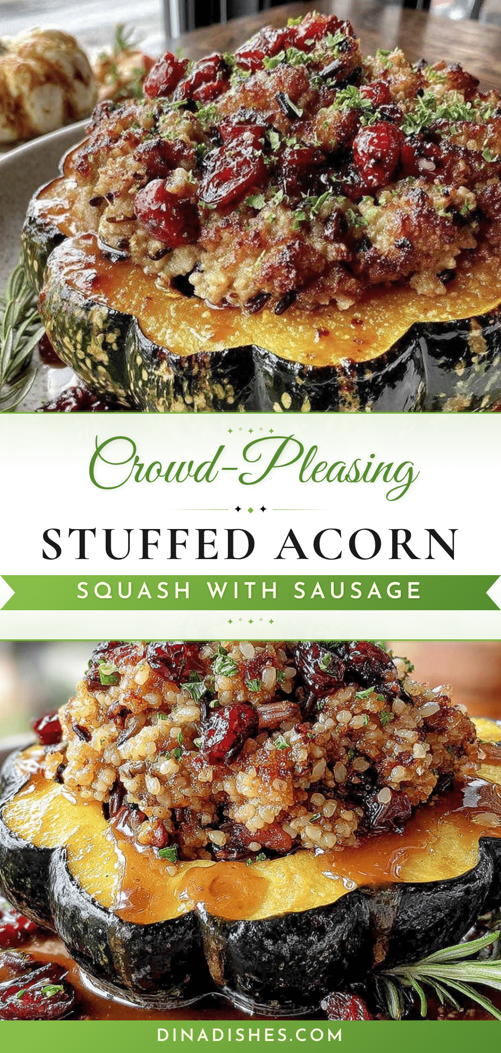 stuffed acorn squash recipe with sausage recipe
