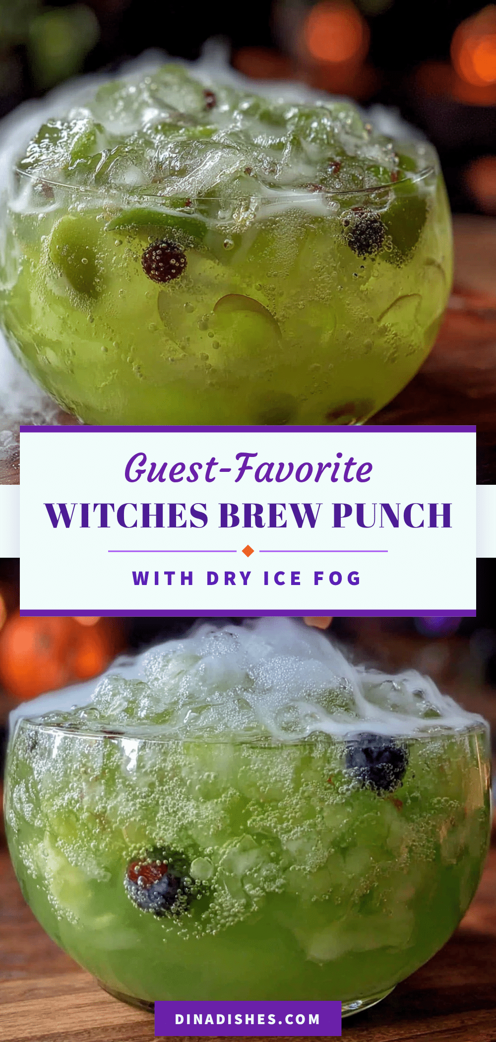 witches brew halloween punch with dry ice recipe