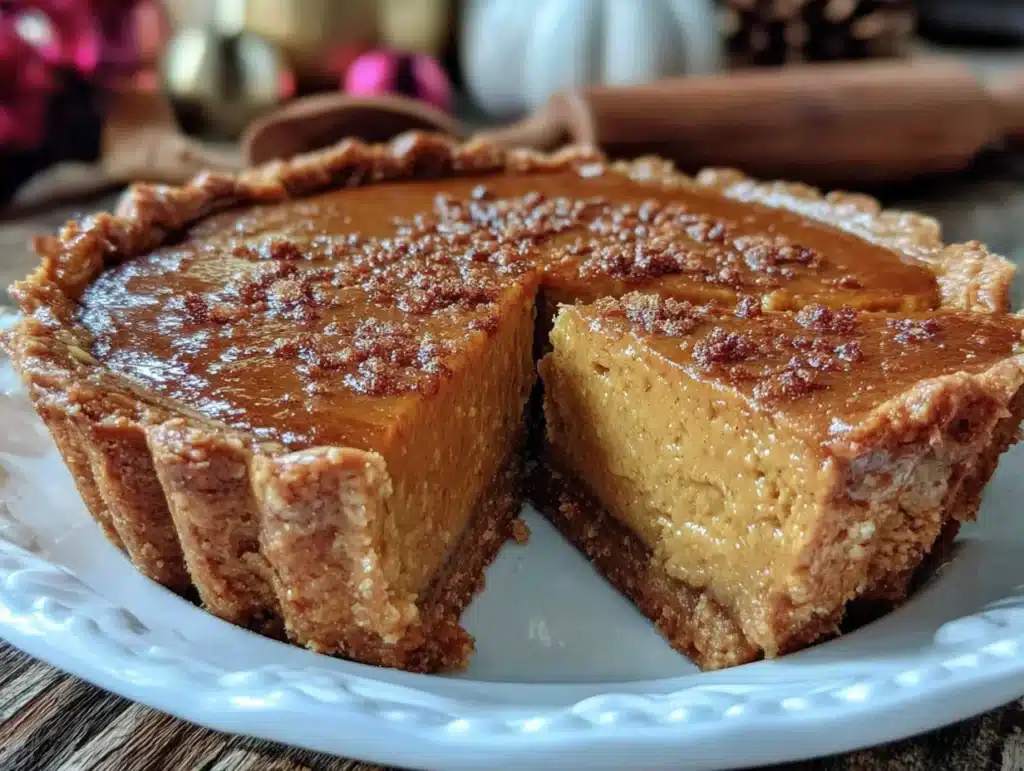 3-ingredient pumpkin pie - featured image