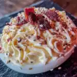 Bacon Everything Bagel Deviled Eggs - featured image
