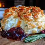baked brie with honey - featured image