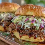 best easy slow cooker pulled pork sandwiches - featured image