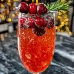 best sparkling cranberry prosecco punch - featured image